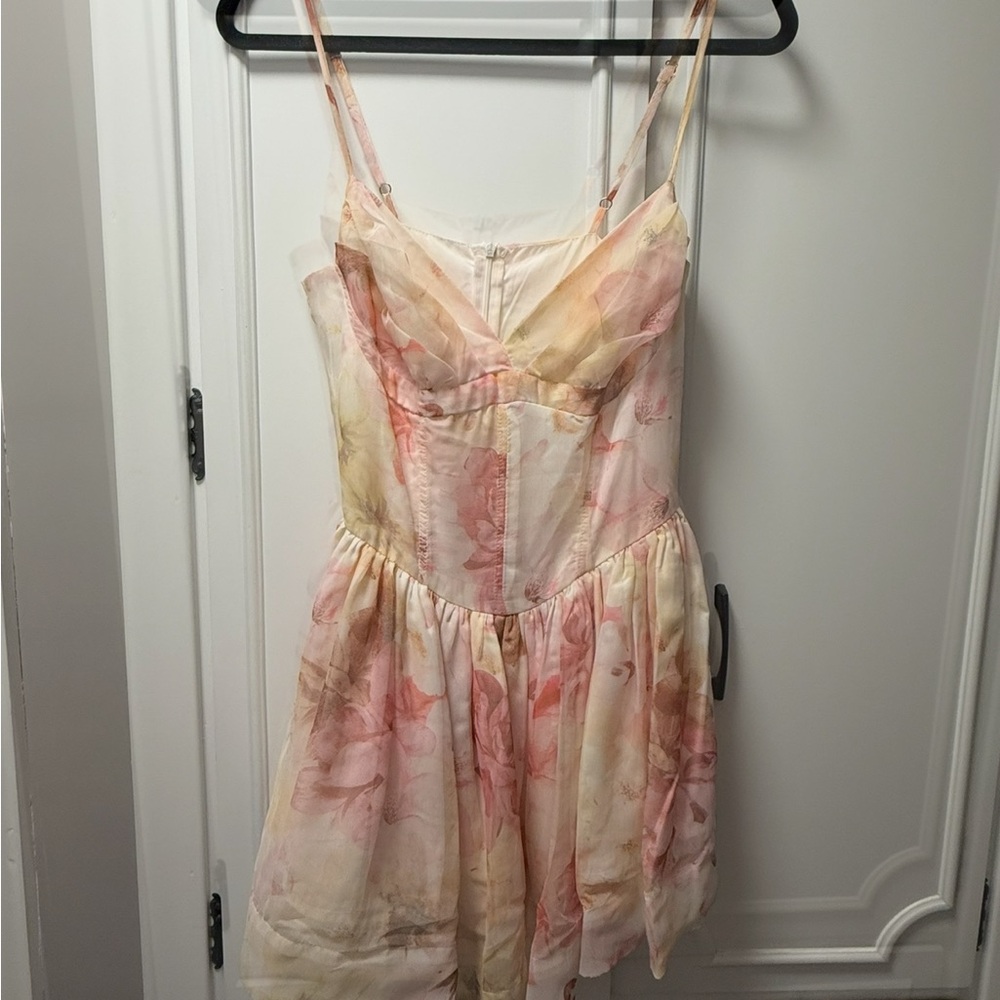 Floral Spaghetti Strap Dress